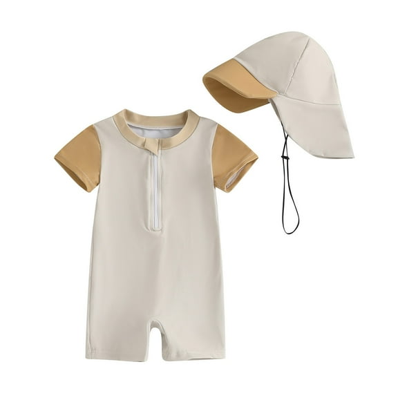 Toddler Boy Swimsuit One Piece Boys Swimsuit Onepiece Ocean Zipper Swimwear Toddler Girls Bathing Suit Swimming Sunsuit traje de baño para niñas