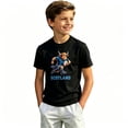 thumbnail image 1 of Toddler Boy T Shirt Scotland Print Short Sleeve Sporty Graphic Crop Tank Tops for Kids Size 2-3T, 1 of 4