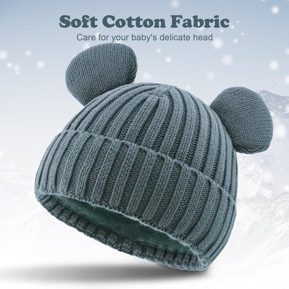 Toddler Boy Winter Beanie Baby Knit Hat Warm Girl Beanies Newborn Cute Hats for Kids