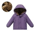 thumbnail image 1 of Toddler Boy Winter Coat Hooded Puffer Jacket Jacket Boys Zip up Long Sleeve Waterproof Boys Lightweight Jacket Little Girl Jackets 12-18 Months, 1 of 9