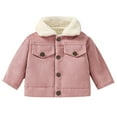 thumbnail image 1 of Toddler Boy Winter Corduroy Jacket Baby Girl Fall Lined Outwear Coat, 1 of 5
