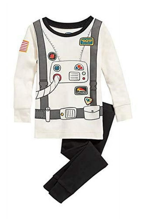 Toddler Boy's Astronaut Space Costume Style Cotton Pajama Set (Size 5T)