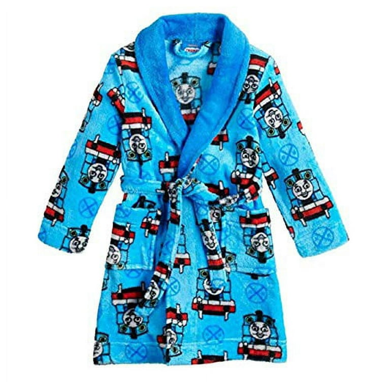 Toddler Boy s Blue Thomas The Tank Engine Bath Robe 5T