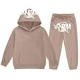thumbnail image 1 of Toddler Boys 2 Piece Outfits Set Casual Loose Comfortable Hooded Sweatshirt Set Clothes Set,Size 2-3 Years, 1 of 2