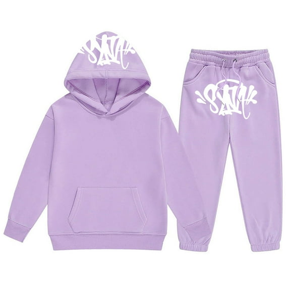 Toddler Boys 2 Piece Outfits Set Casual Loose Comfortable Hooded Sweatshirt Set Clothes Set,Size 4-5 Years