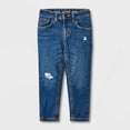 thumbnail image 1 of Toddler Boys' 2pk Stretch Jeans - Cat & Jack Dark Blue 18M, 1 of 1