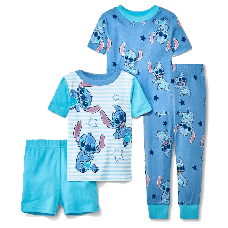 Disney Lilo et Stitch Naptime Stitch Ensemble de pyjama 4 pièces pour  tout-petits 