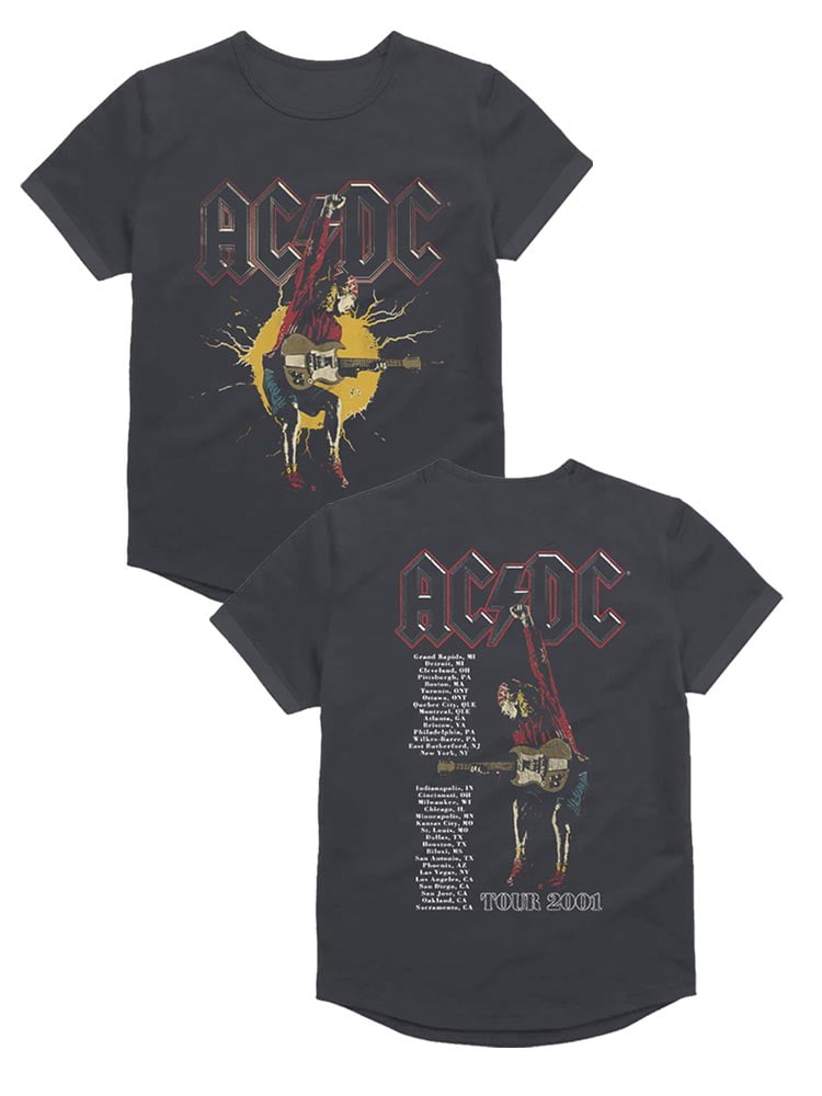 Toddler Boys AC/DC Graphic T-Shirt with Short Sleeves, Sizes 18M-5T ...