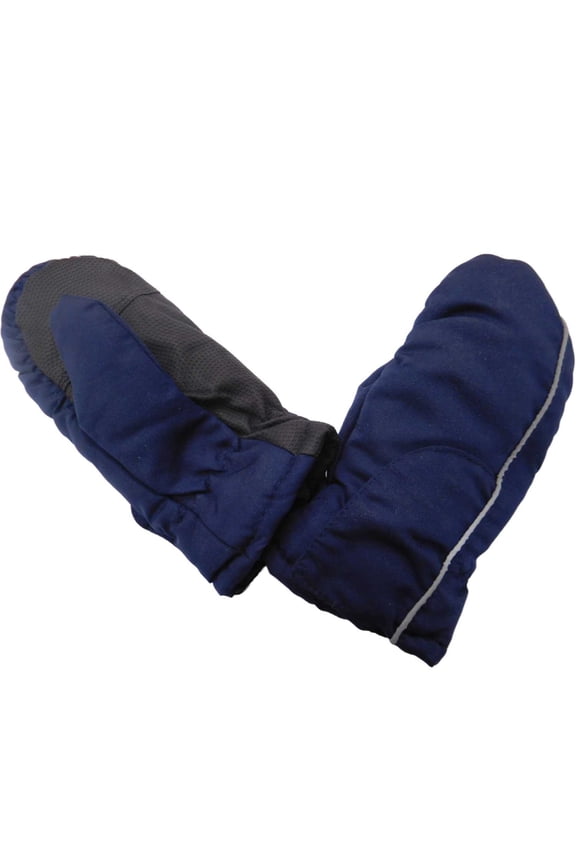 Toddler Boys Blue Winter Snow & Ski Mittens 2T-5T
