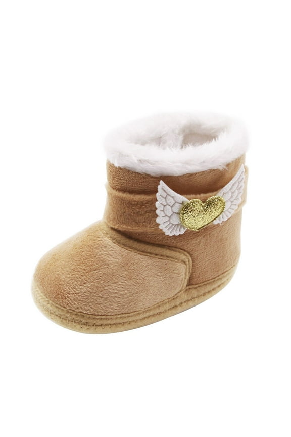 Toddler Boys Booties Girls Snow Warming Shoes Baby Soft Boots Baby Shoes Baby Sneakers 9 Months-12 Months