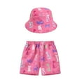 thumbnail image 1 of Toddler Boys Casual Outfit Sets Summer And Girls Short Sleeved T Shirt Set And Girls Short Sleeved Shorts Two Piece Set Clothing Activewear Gibobby(18-24 Months,Hot Pink), 1 of 6