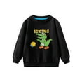 thumbnail image 1 of Toddler Boys Christmas Sweatshirts Kids Ugly Sweaters Reindeer Long Sleeve Xmas Fleece Pullover Tops Trucks Shirts, 1 of 2