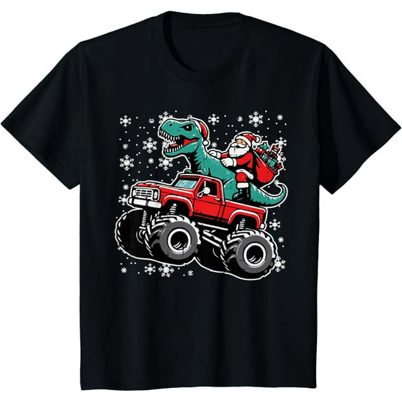 Toddler Boys Christmas T-Shirt | 100% Cotton Holiday Short Sleeve Graphic Tee