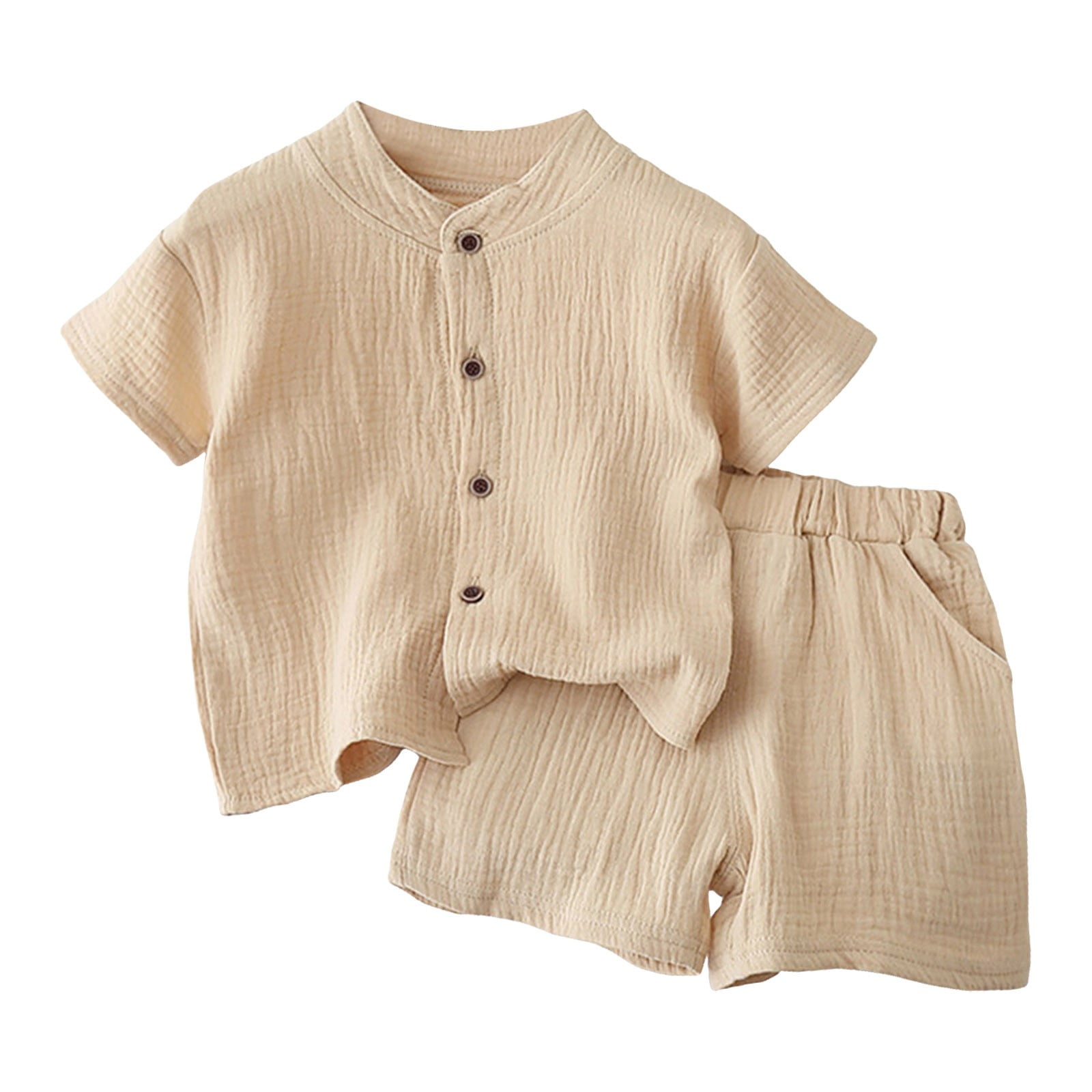 Toddler Boys Clothes Baby Boy Outfit Sets Baby Boy Summer Clothes 12 18 24 Month 3T 4T 5T Toddler Boy Outfits Dinosuar Set Gibobby(18-24 Months,Khaki)