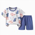 thumbnail image 1 of Toddler Boys Clothes Baby Boy Outfit Sets Baby Boy Summer Clothes 3M 9M 18M 2T 3T 4T 5T 6T Toddler Boy Outfits Dinosuar Set Kaprioy, 1 of 5