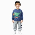 thumbnail image 1 of Toddler Boys Clothes Casual Fashion Tops +Pants 6 12 18 24 Month 2T 3T 4T Boys Fall Winter Outfits Blue,2-3 Years, 1 of 9