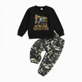 thumbnail image 1 of Toddler Boys Clothes Fall Winter Outfit Sets,18 24 Months 1T 2T 3T 4T 5T Baby Boy Girl Long Sleeve Round Neck Car Pattern Elastic Camo Pants 2PCS Playwear Set,2-3 Years,Yellow, 1 of 4