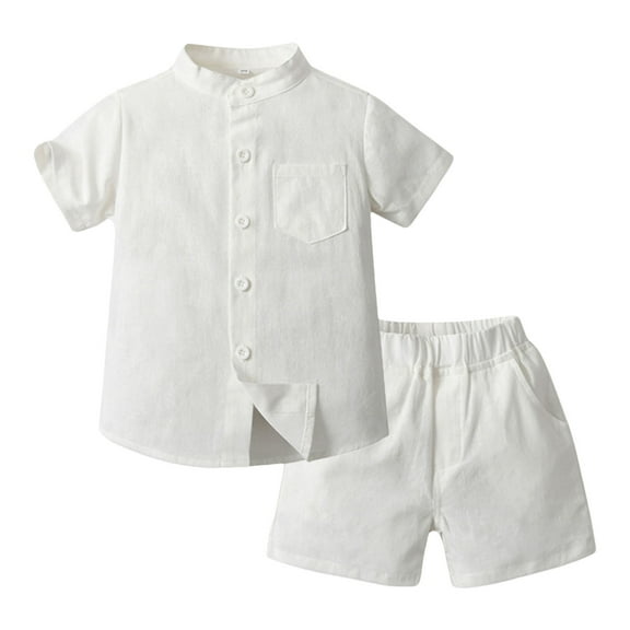 Toddler Boys Clothes Outfits Kids Summer Elastic Printed Sleeveless Training 3 6 12 18 24 Months 3T Tops T-Shirt+Pants Shorts T-Shirt+Pant 2Pcs/Set 2 Piece