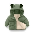thumbnail image 1 of Toddler Boys Coats & Jackets Solid Color Sleeveless Bear Ears Hooded Sleeveless Vest Autumn Winter Outerwear, 1 of 3