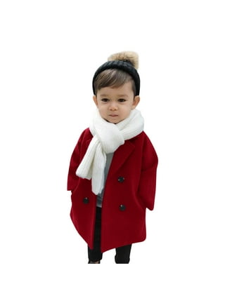  Notched Boys Coat Girls Trench Kids Jacket Wool Collar Baby  Breasted Plaid Coat Coat Double Toddler (Navy, 4-5 Years): Clothing, Shoes  & Jewelry