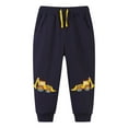 thumbnail image 1 of Toddler Boys Cotton Drawstring Elastic Sweatpants Cartoon Pattern Decoration, 1 of 1