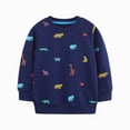 thumbnail image 1 of Toddler Boys Cotton Pullover Crewneck Sweatshirt Long Sleeve Cartoon Shirt Sweaters Tops for 6-12 Months 12-24 Months 2T 3T 4T 5T 6T 7T 8T 9T Children 1-2 Years, 1 of 5