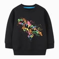 thumbnail image 1 of Toddler Boys Cotton Pullover Crewneck Sweatshirt Long Sleeve Cartoon Shirt Sweaters Tops for 6-12 Months 12-24 Months 2T 3T 4T 5T 6T 7T 8T 9T Children 5-6 Years, 1 of 5