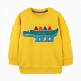 thumbnail image 1 of Toddler Boys Cotton Pullover Crewneck Sweatshirt Long Sleeve Cartoon Shirt Sweaters Tops for 6-12 Months 12-24 Months 2T 3T 4T 5T 6T 7T 8T 9T Children 6-7 Years, 1 of 4