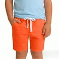 thumbnail image 1 of Toddler Boys Fleece Sweat Shorts Drawstring Elastic Waist Sporty Summer Bottoms for Running Play Park Outfits, 1T-11Y, 1 of 6