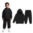 thumbnail image 1 of Toddler Boys Girls Active Sweatsuit 2 Piece Long Sleeve Black Pullover Hoodie Sweatpants Fall Winter Clothes Boy Clothes 3-4 Years Kids Clothing, 1 of 4
