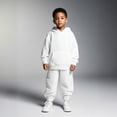 thumbnail image 1 of Toddler Boys Girls Active Sweatsuit 2 Piece Long Sleeve White Hooded Sweatsuits Pullover and Jogger Pants Winter Clothes Teen Girl Trendy Clothes2-3 Years, 1 of 4