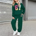 thumbnail image 1 of Toddler Boys Girls Active Sweatsuit - 2 Piece Six Seven Meme Graphic Tracksuit Pullover Hoodie and Active Jogger Pants Warm Fall Winter Clothes Boys Sets 3-4 Years, 1 of 3
