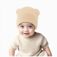 thumbnail image 1 of Toddler Boys Girls Beanie Hat Baby Fall And Winter Hats High Elastic Boys And Girls Baby Bear Knitted Hats Boys Girls Ski Cap, 1 of 8