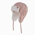 thumbnail image 1 of Toddler Boys Girls Beanie Hat Trapper Hat With Ear For Toddlers Kids Warm Fleece Lined Winter Earflap Hat For Boys Girls, 1 of 8