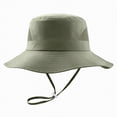 thumbnail image 1 of Toddler Boys Girls Bucket Hat Summer Chin Strap Outdoor Sun Hat For Toddler Baby Kids Fishing Hat UPF 50+ Mesh Breathable Sun Hat Beach Hat Gibobby,3-6 Years,AG, 1 of 8
