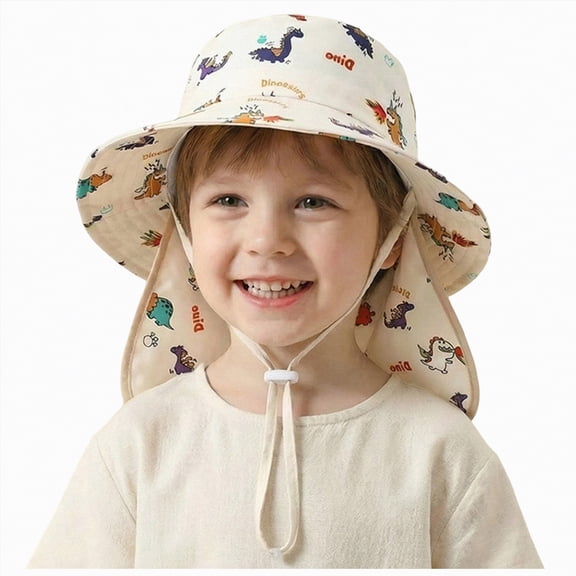 Toddler Boys Girls Bucket Hat Summer Outdoor Sun Hat For Toddler Baby Kids Fishing Hat UPF 50 Breathable Sun Hat Beach Hat Gibobby,One Size,Khaki