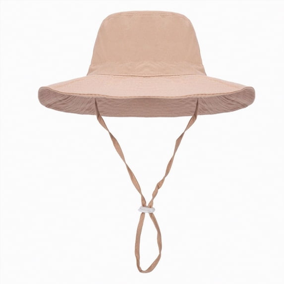 Toddler Boys Girls Bucket Hat Summer Wide Brim Outdoor Sun Hat For Toddler Baby Kids Fishing Hat UPF 50+ Breathable Sun Hat Beach Hat Gibobby,1-3 Years,Khaki