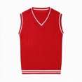 thumbnail image 1 of Toddler Boys Girls Cardigans Sweater V-Neck Long Sleeve Button Solid Cotton Knit Sweaters 6-12 Months 12-24 Months 2T 3T 4T 5T 6T 7T 8T 9T Children 2-3 Years, 1 of 8
