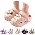 thumbnail image 1 of Toddler Boys Girls Cartoon Clogs Kids Clogs EVA Cute Cartoon Print Non Closed Toe Waterproof Lightweight Breathable Clogs for Indoor Outdoor Summer Use, 1 of 9