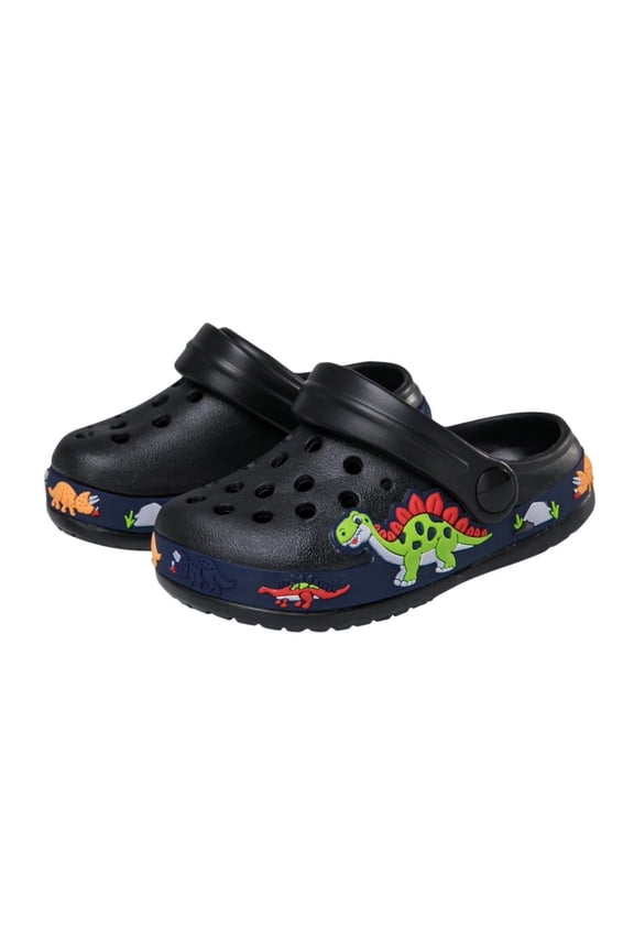 Toddler Boys Girls Cartoon Clogs Kids Slip On Lightweight Garden Shoes Beach Sandals