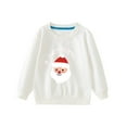 thumbnail image 1 of Toddler Boys Girls Christmas Sweatshirt Long Sleeve Baby Santa Claus Sweaters Xmas Winter Clothes 1-7T, 1 of 2