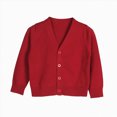 thumbnail image 1 of Toddler Boys Girls Cute Long Sleeve Button Up Cardigan Knit Sweater Infant Fall Winter Clothes 90, 1 of 9