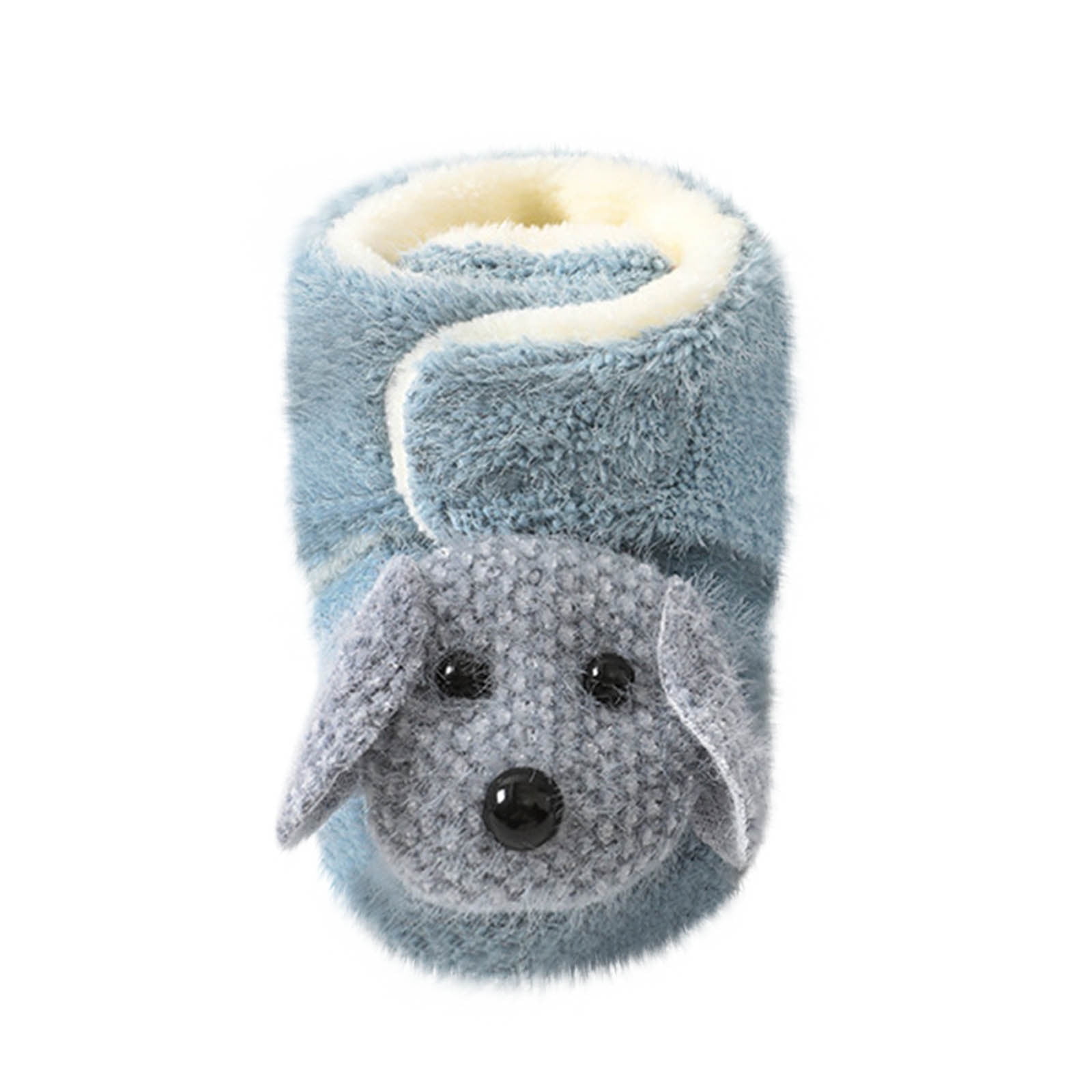 IceUnicorn Kinderpantoffels voor meisjes en jongens, schattige cartoon-dierenpantoffels voor de winter, warm, pluche, antislip, kinderpantoffels, roze, 31 EU
