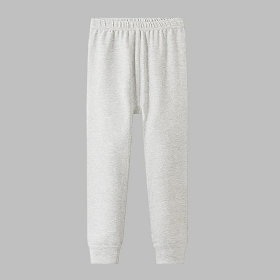 Toddler Boys Girls Fall Winter Warm Bottoms Pants Comfy Thick Leggings Soft Cotton Stretchy Tights New Girls Sweatpants Gray 12 Years