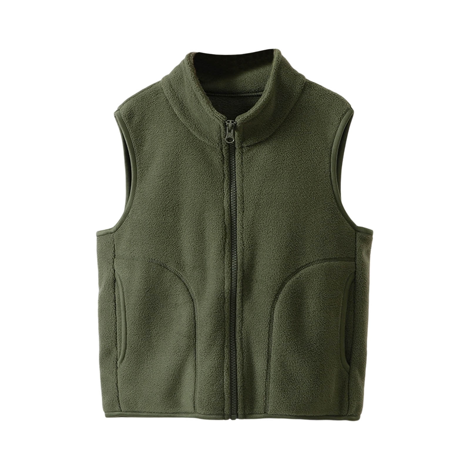 Kids Fleece Vest – Warm Sleeveless Jacket For Toddlers & Children | Zip-Up Polar Fleece Waistcoat With Pockets-895304