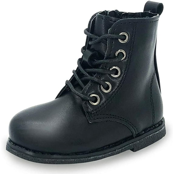Toddler Boys Girls Hiking Boots Waterproof Non Slip Warm Winter Ankle Oxford Shoes Kids Rain Snow Boots(Toddler/Littler Kid)