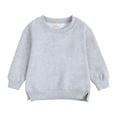 thumbnail image 1 of Toddler Girls Boys Spring and Autumn Fashion Crewneck Hoodie Sports Fitness Long-Sleeved Pullover 2-7Y, 1 of 7