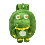 LWXQWDS Toddler Boys Girls Kawaii Backpack, Plush Cartoon Dinosaur School Travel Bag Cute Mini Bags for Outing, Camping, Zoo