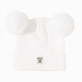 thumbnail image 1 of Toddler Boys Girls Kids Winter Hat Stretchy Knitted Beanie with Pom Poms 6-12 Months 12-24 Months 2T 3T 4T 5T 6T 7T 8T 9T Children(White,0-36 Months), 1 of 6