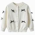thumbnail image 1 of Toddler Boys Girls Knitted Cardigan Sweater Kids Plain Warm Sweaters Long Sleeve Button Down Jacket Fall Winter Thermal Tops 6-12 Months 12-24 Months 2T 3T 4T 5T 6T 7T 8T 9T Children 1-2 Years, 1 of 5